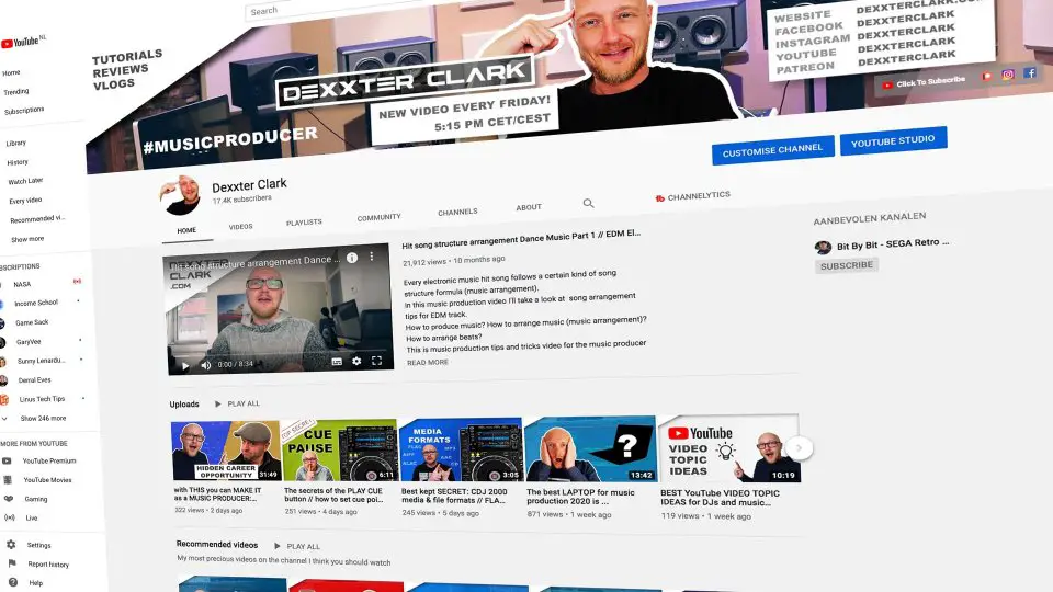 how to promote yourself as music producer or dj on youtube